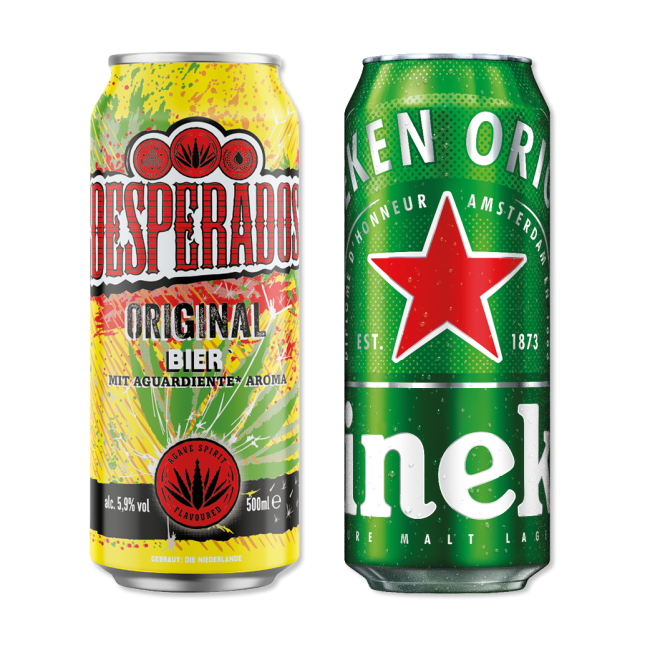 Desperados und Heineken